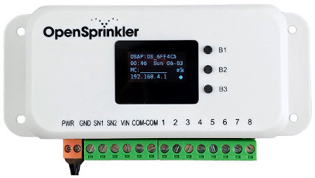 opensprinkler irrigation controller